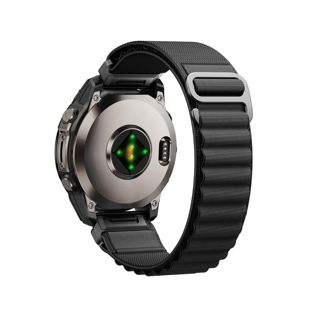 Garmin QuickFit Alpine ranneke 26mm - Musta