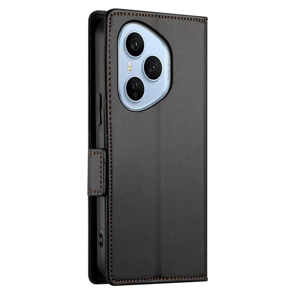 Honor 400 Pro Lompakko Suojakotelo - Musta