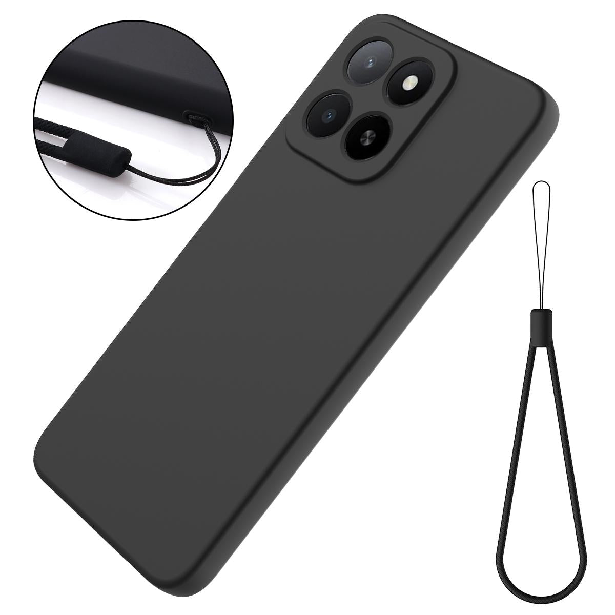 Honor 400 Smart Silikonisuoja - Musta