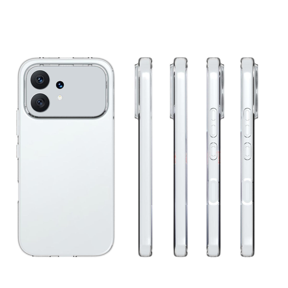 Honor 600 Silikonisuoja Läpinäkyvä