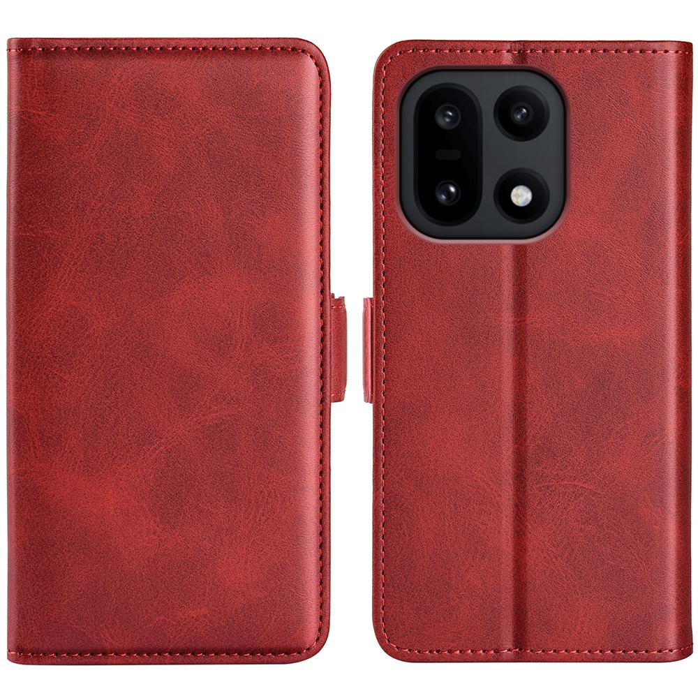 OnePlus 15 Lompakko Suojakotelo - Punainen