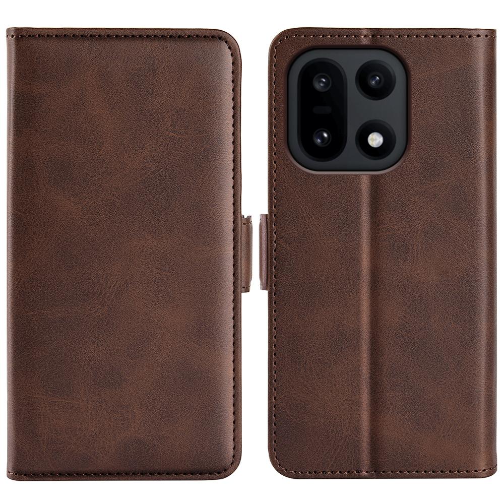 OnePlus 15 Lompakko Suojakotelo - Ruskea