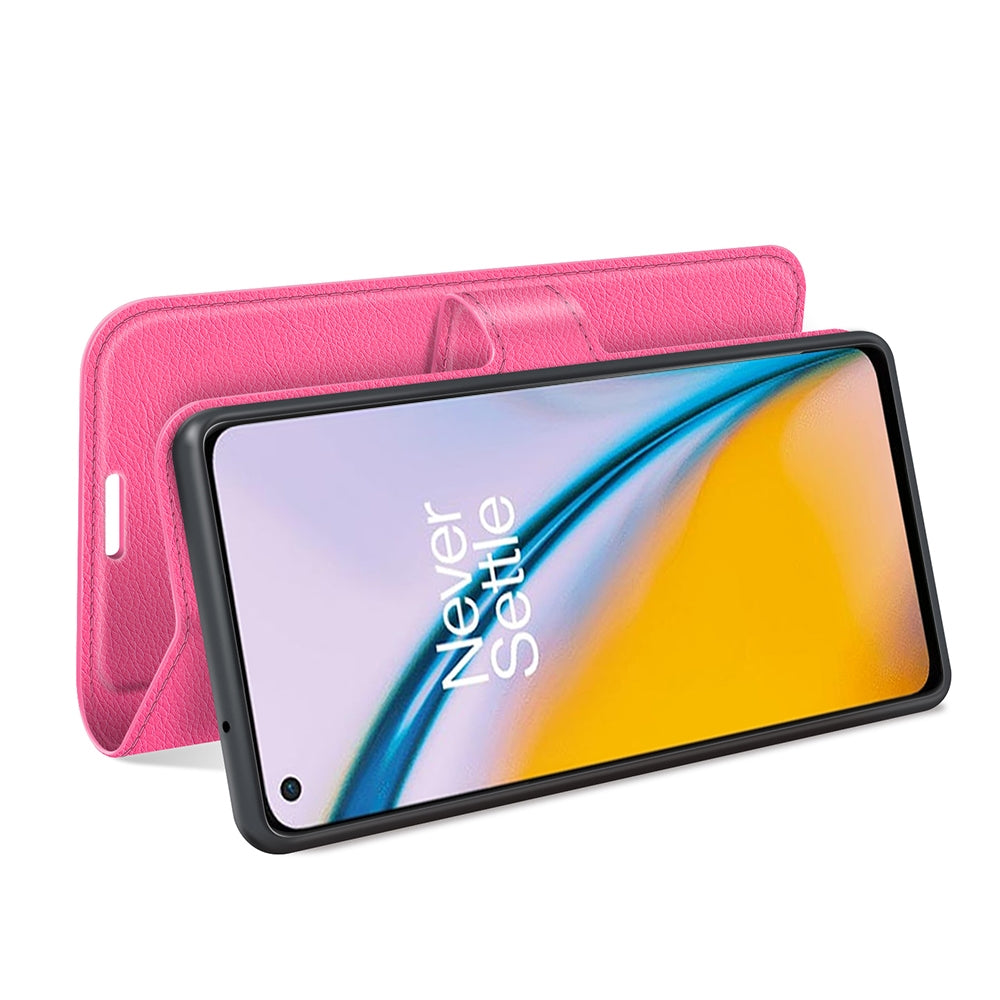 Oneplus Nord 2 Lompakko Suojakotelo Pinkki