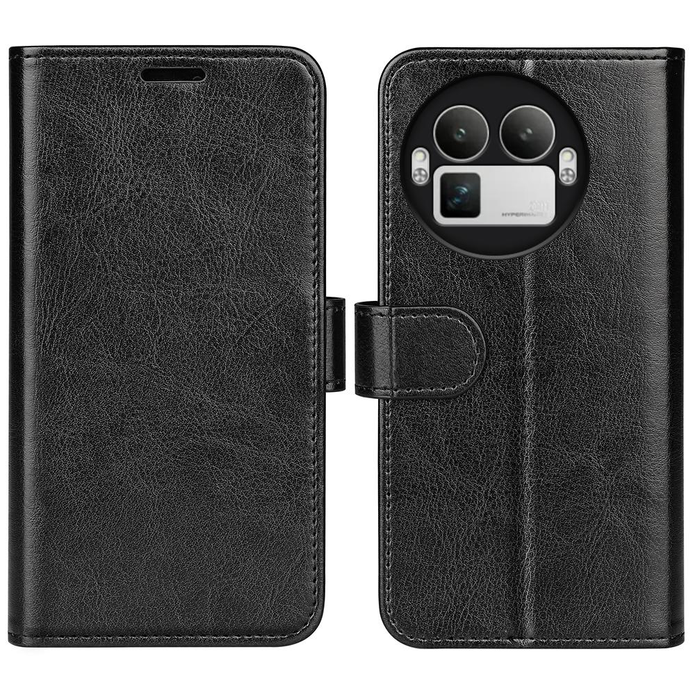 Realme GT 8 Pro Lompakko Suojakotelo - Musta