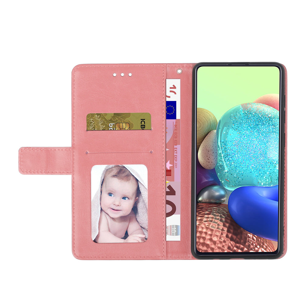 Samsung A41 Lompakko Suojakotelo Ruusukulta