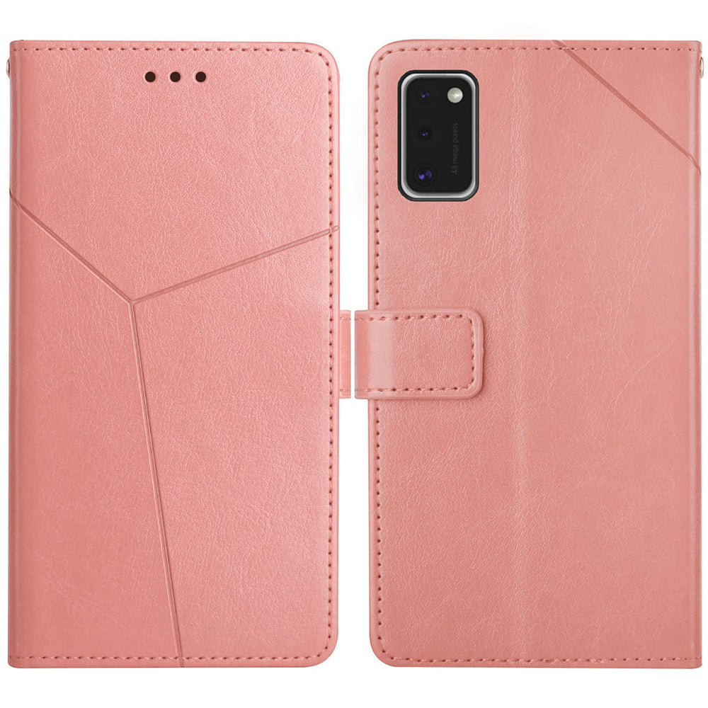 Samsung A41 Lompakko Suojakotelo Ruusukulta