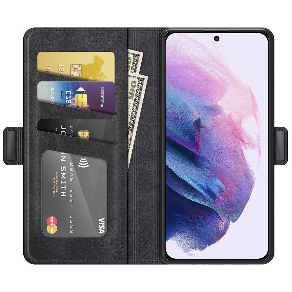 Samsung Galaxy S22 Plus 5G Lompakko Suojakotelo Musta