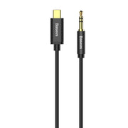 USB-C - 3,5 mm kabel 1 m svart