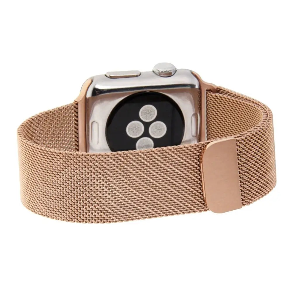 Apple Watch 38 / 40 / 41 mm Magneettinen Teräsranneke - Ruusukulta