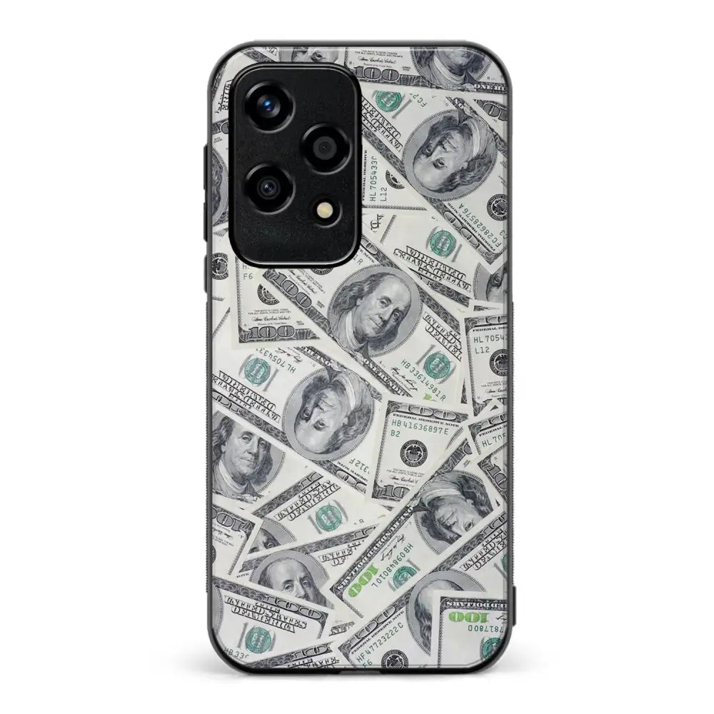 Honor 200 Lite seteli suojakuoret - Dollarit - Ei