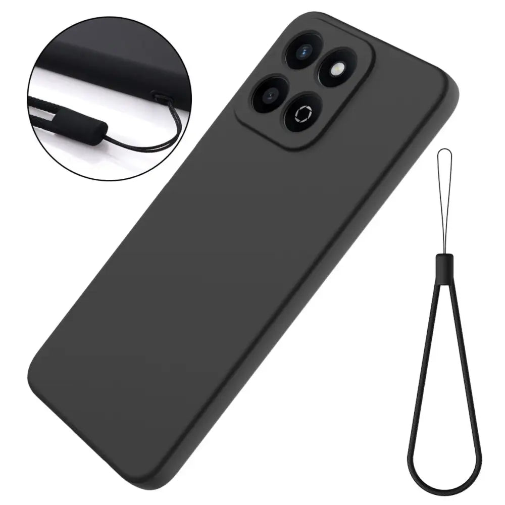 Honor 200 Smart Silikonisuoja Musta