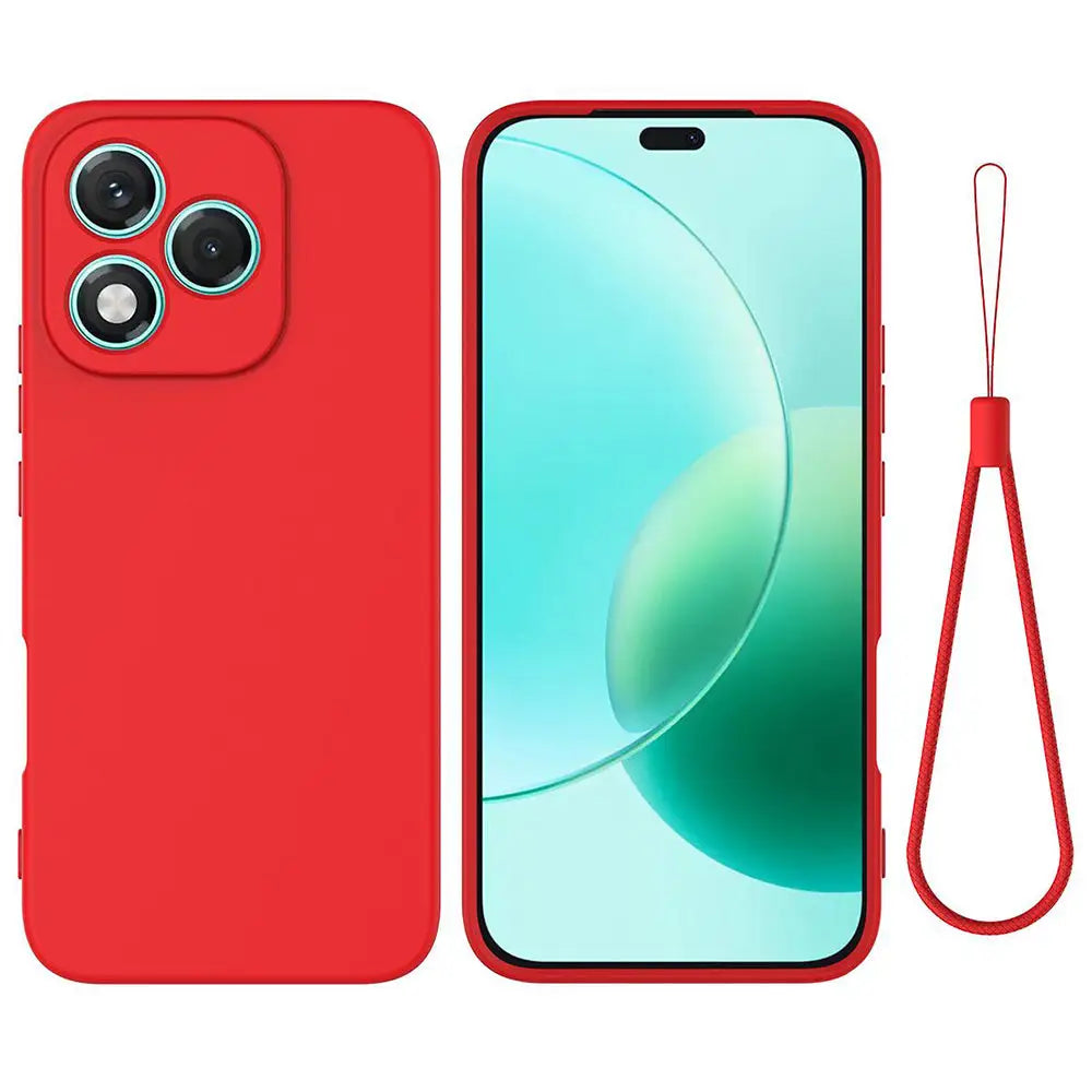 Honor 400 Lite Silikonisuoja - Punainen