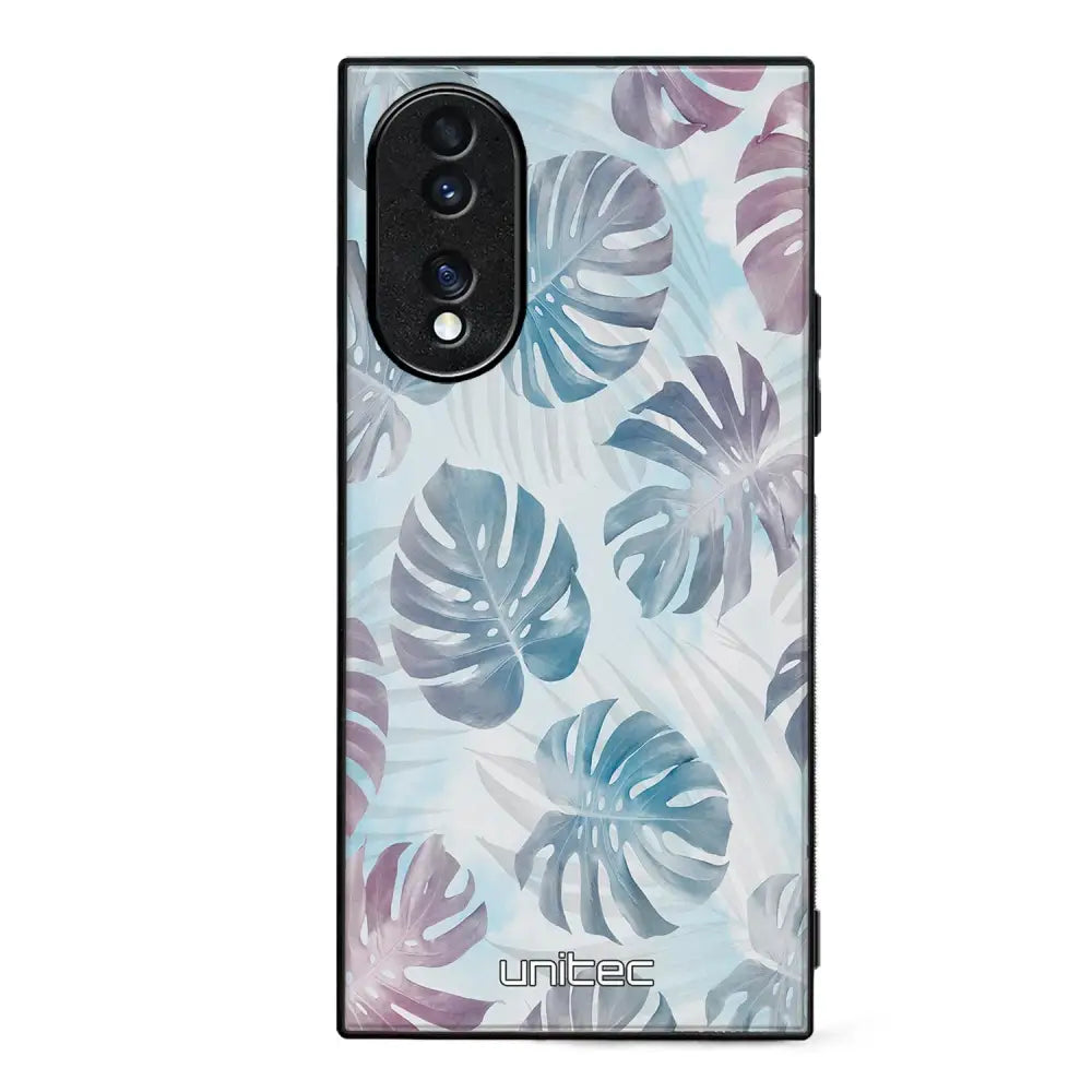 Honor 70 kukka suojakuoret - Monstera Texture - Ei