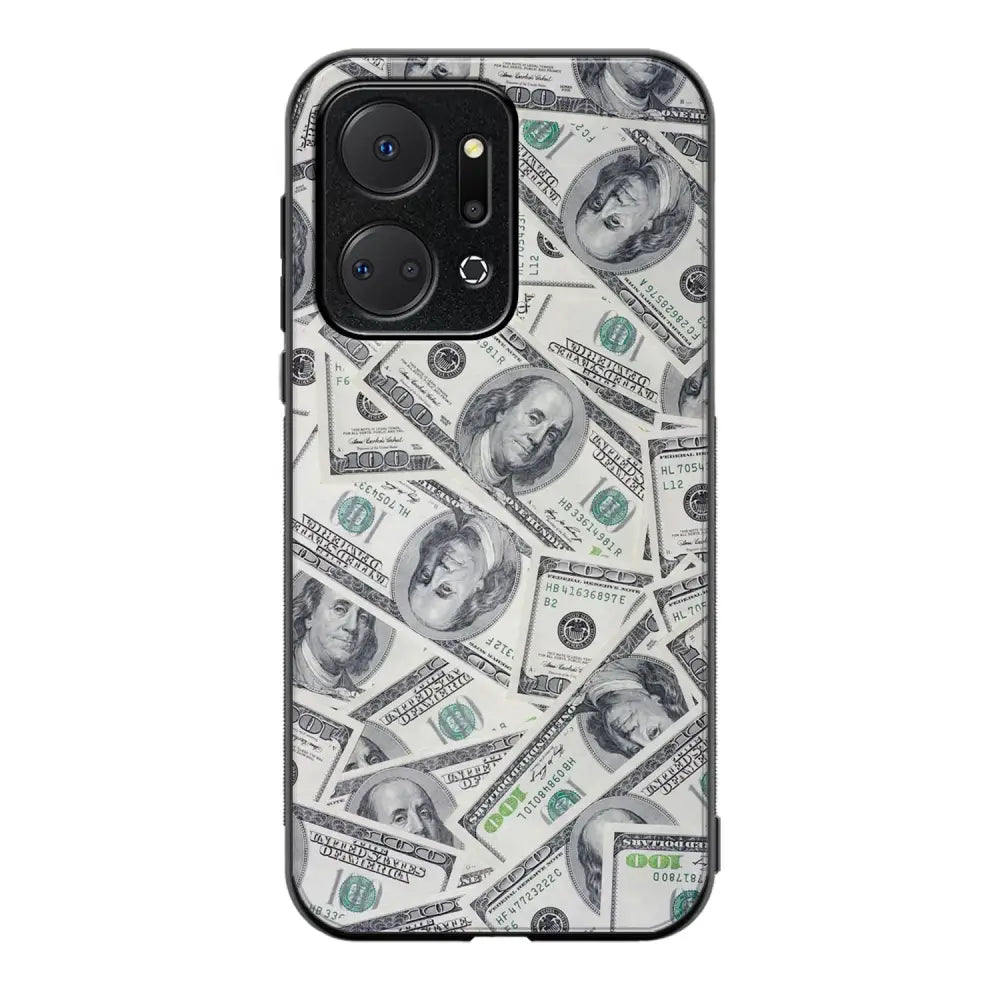 Honor X7a seteli suojakuoret - Dollarit - Ei