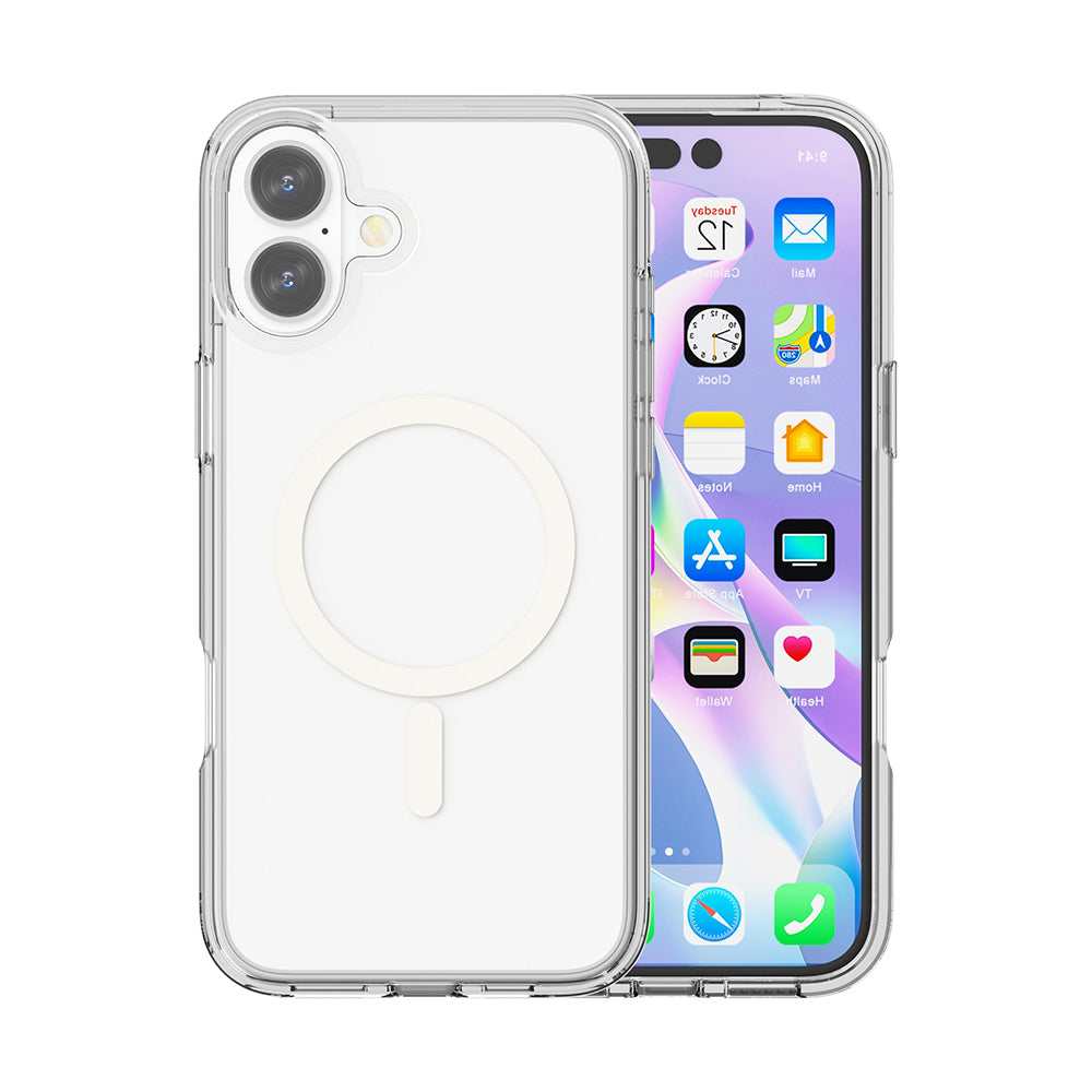 iPhone 16 MagSafe Suojakuori Läpinäkyvä