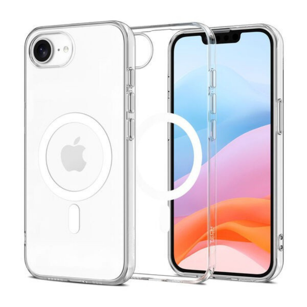 iPhone 16e / 17e MagSafe Suojakuori Läpinäkyvä