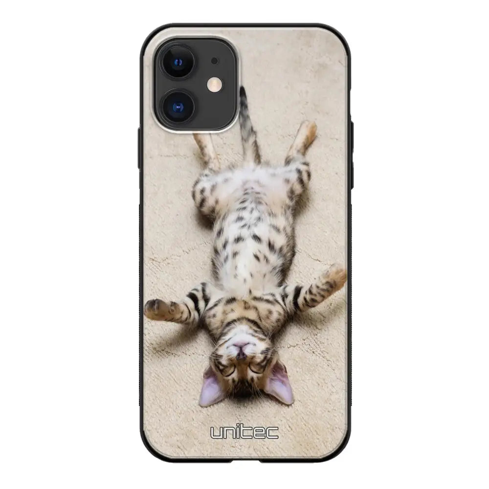 iPhone 11 kissa suojakuoret - Relaxing Cat - Ei