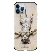 iPhone 11 Pro kissa suojakuoret - Relaxing Cat - Ei