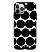 iPhone 11 Pro Max pallo suojakuoret - Musta Pallo - Ei