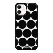 iPhone 12 Mini pallo suojakuoret - Musta Pallo - Ei