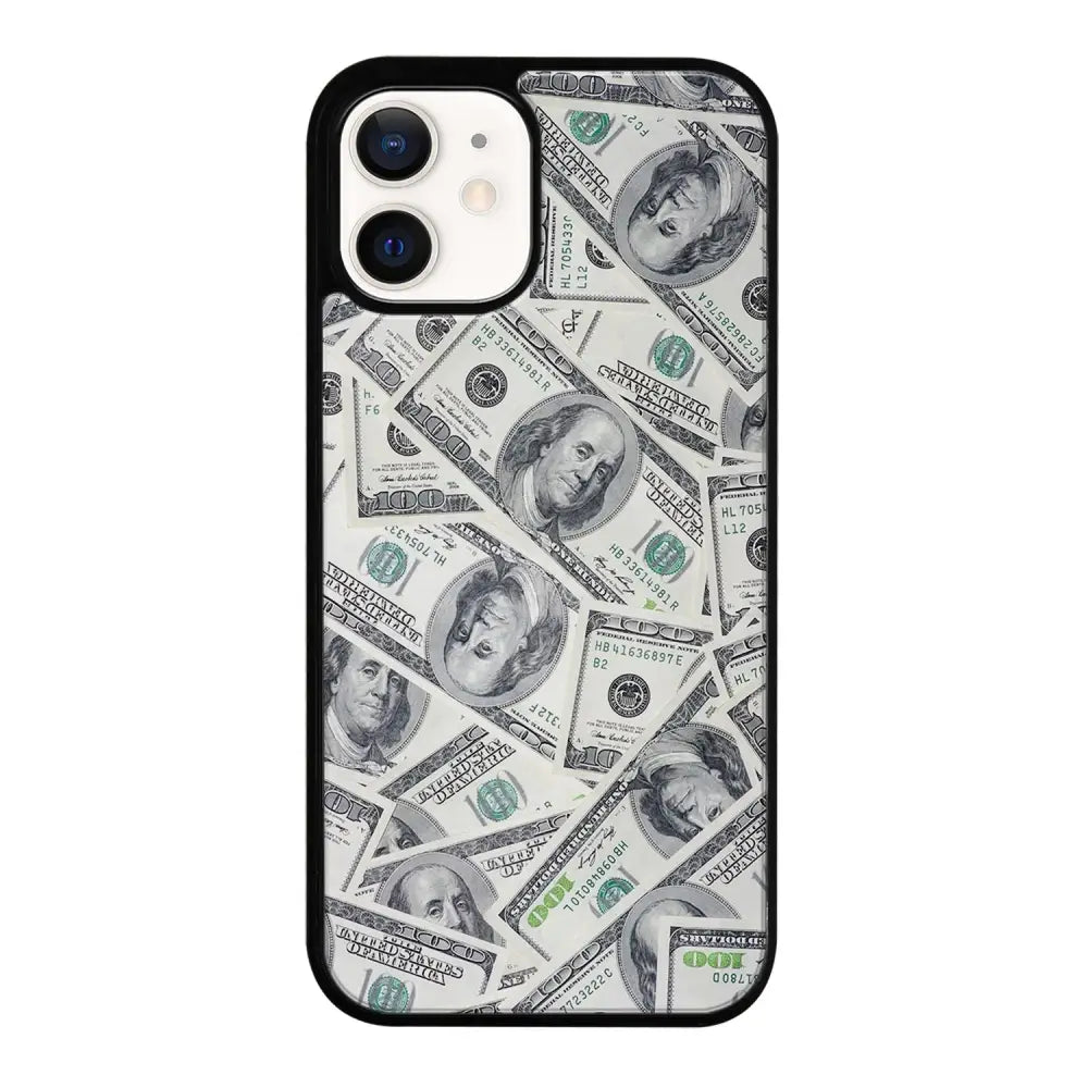 iPhone 12 Mini seteli suojakuoret - Dollarit - Ei
