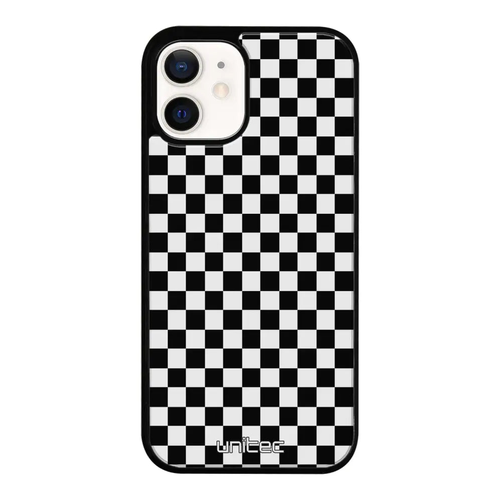 iPhone 12 Mini suojakuoret - Black And White - Ei