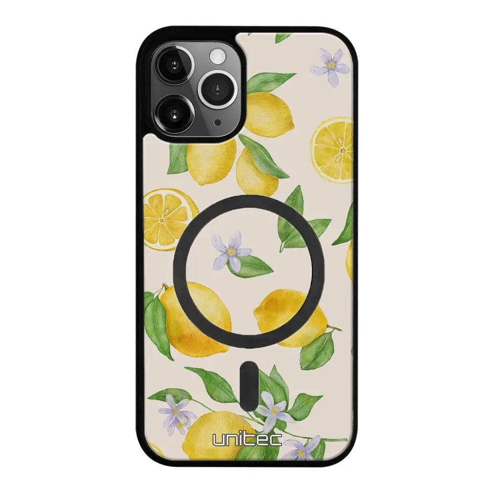 iPhone 12 Pro Max hedelmä suojakuoret - Lemon