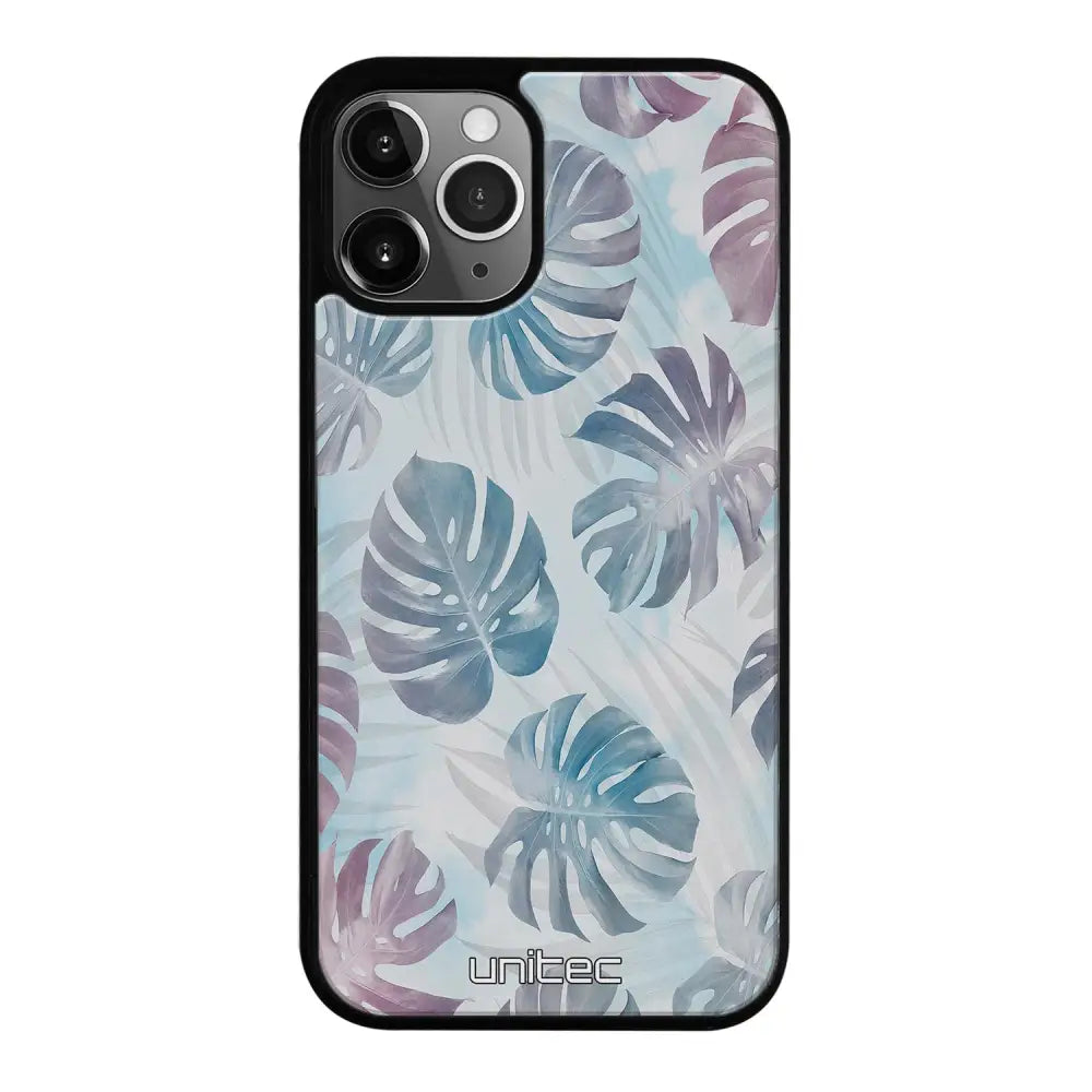 iPhone 12 Pro Max kukka suojakuoret - Monstera Texture - Ei