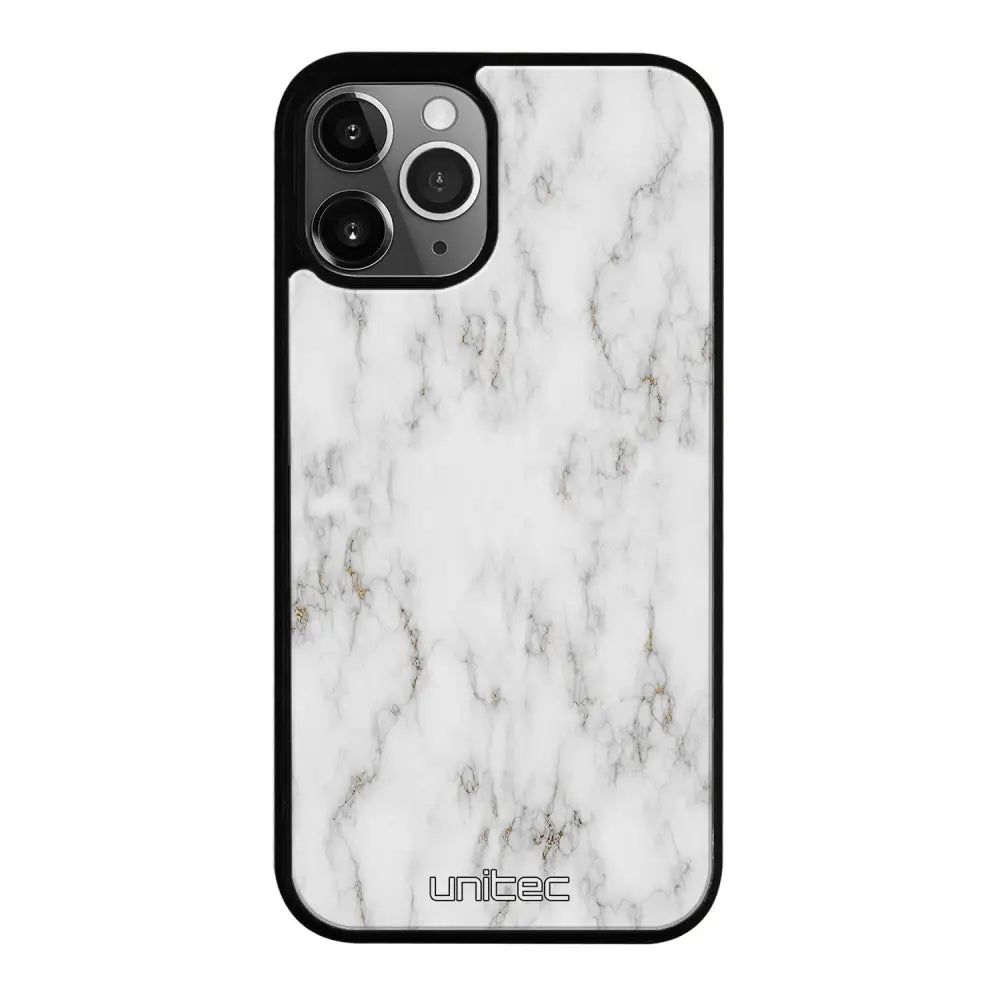 iPhone 12 Pro Max marmori suojakuoret - White Marble - Ei
