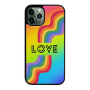 iPhone 12 Pro pride suojakuoret - Love - Ei