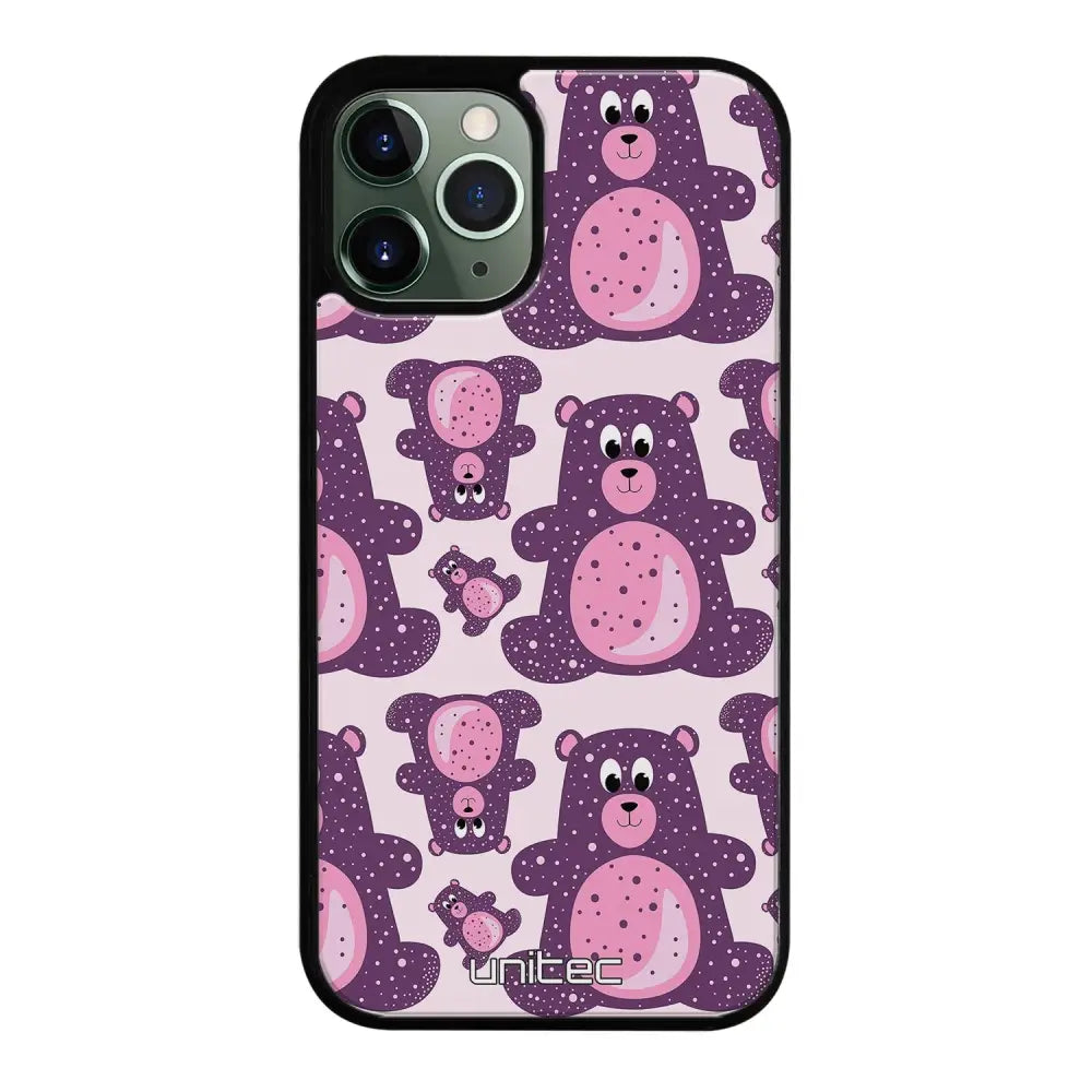 iPhone 12 Pro suojakuoret - Purple Teddy Bear - Ei