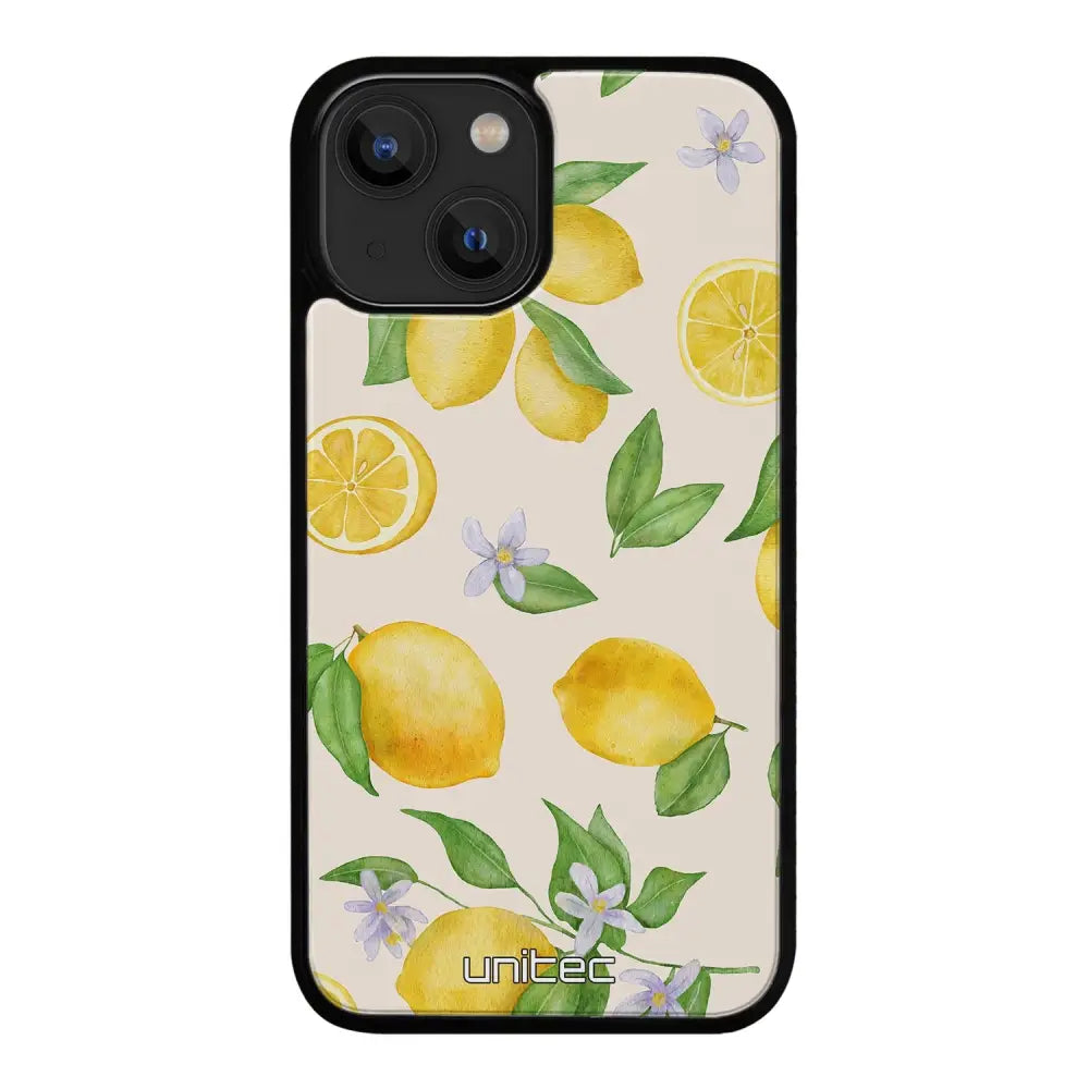 iPhone 13 hedelmä suojakuoret - Lemon - Ei