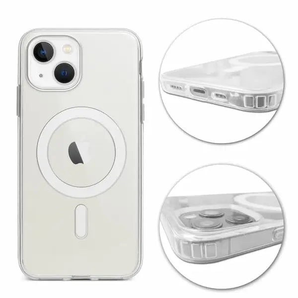 iPhone 13 MagSafe suojakuori Läpinäkyvä
