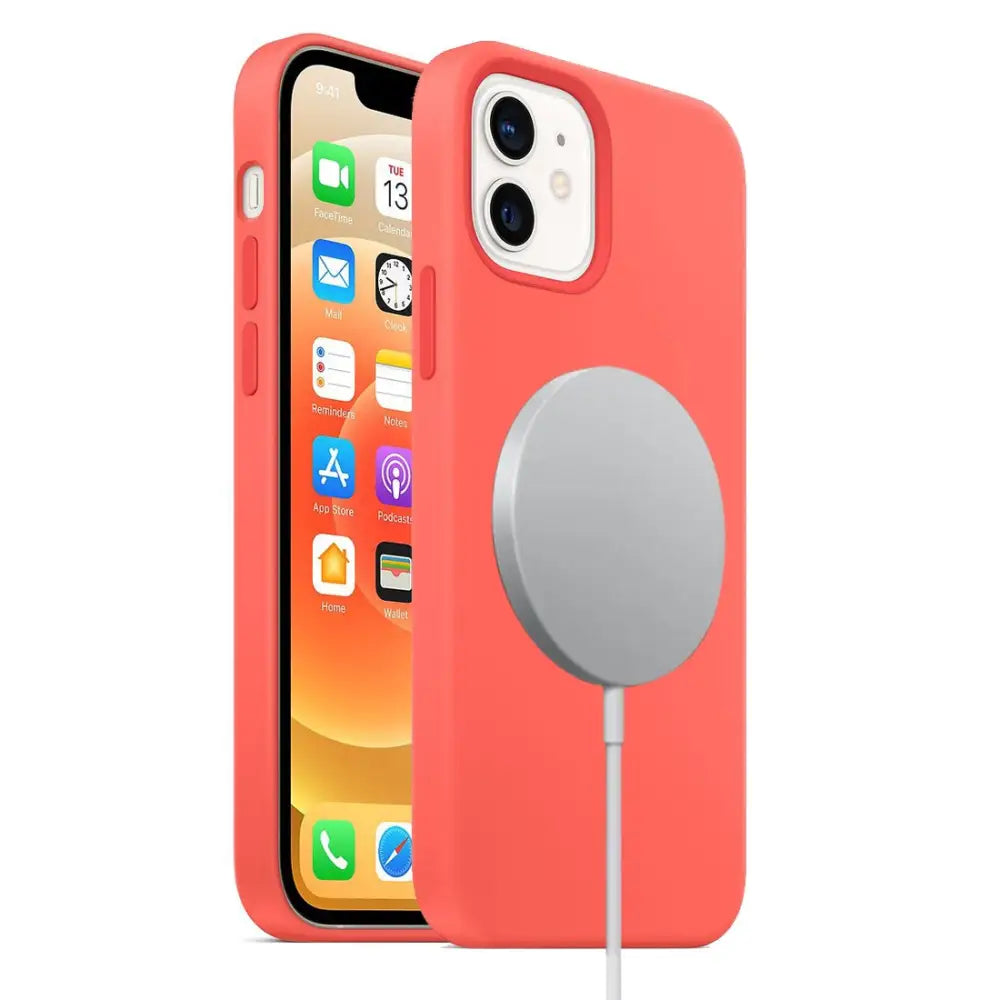 iPhone 13 MagSafe Suojakuori – Pinkki