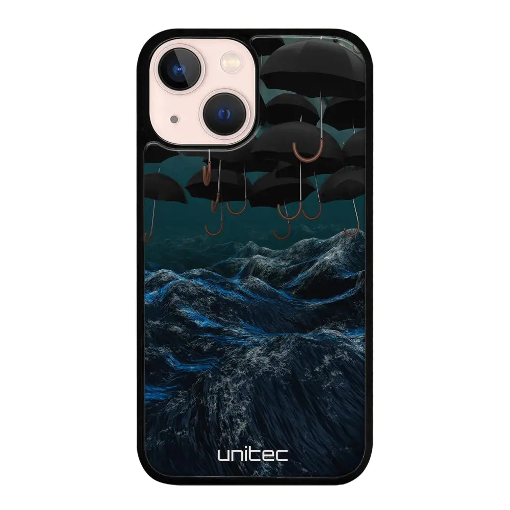 iPhone 13 Mini suojakuoret - Umbrella Storm - Ei