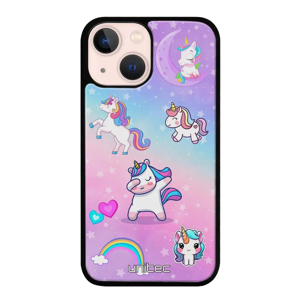 iPhone 13 Mini suojakuoret - Yksisarvinen - Ei