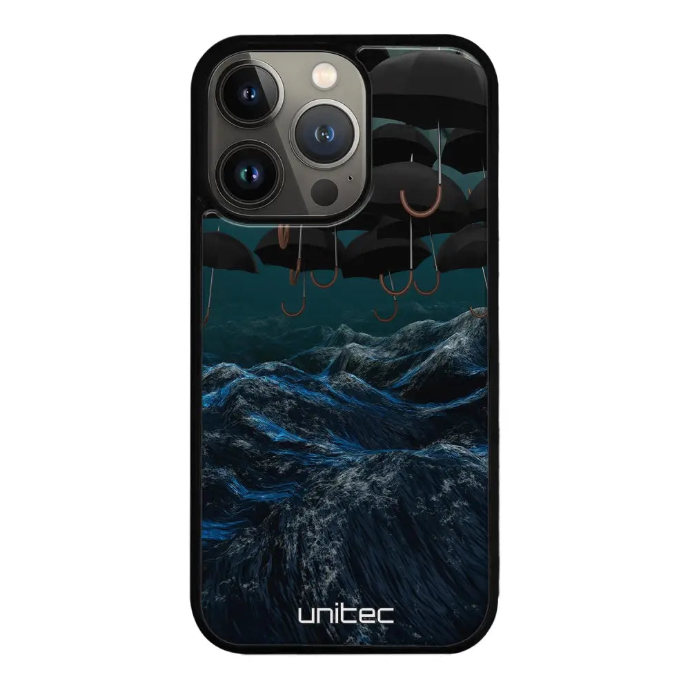 iPhone 13 Pro suojakuoret - Umbrella Storm - Ei