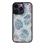 iPhone 14 Pro kukka suojakuoret - Monstera Texture - Ei