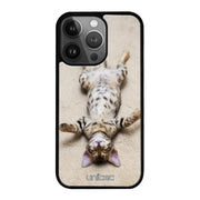 iPhone 14 Pro Max kissa suojakuoret - Relaxing Cat - Ei