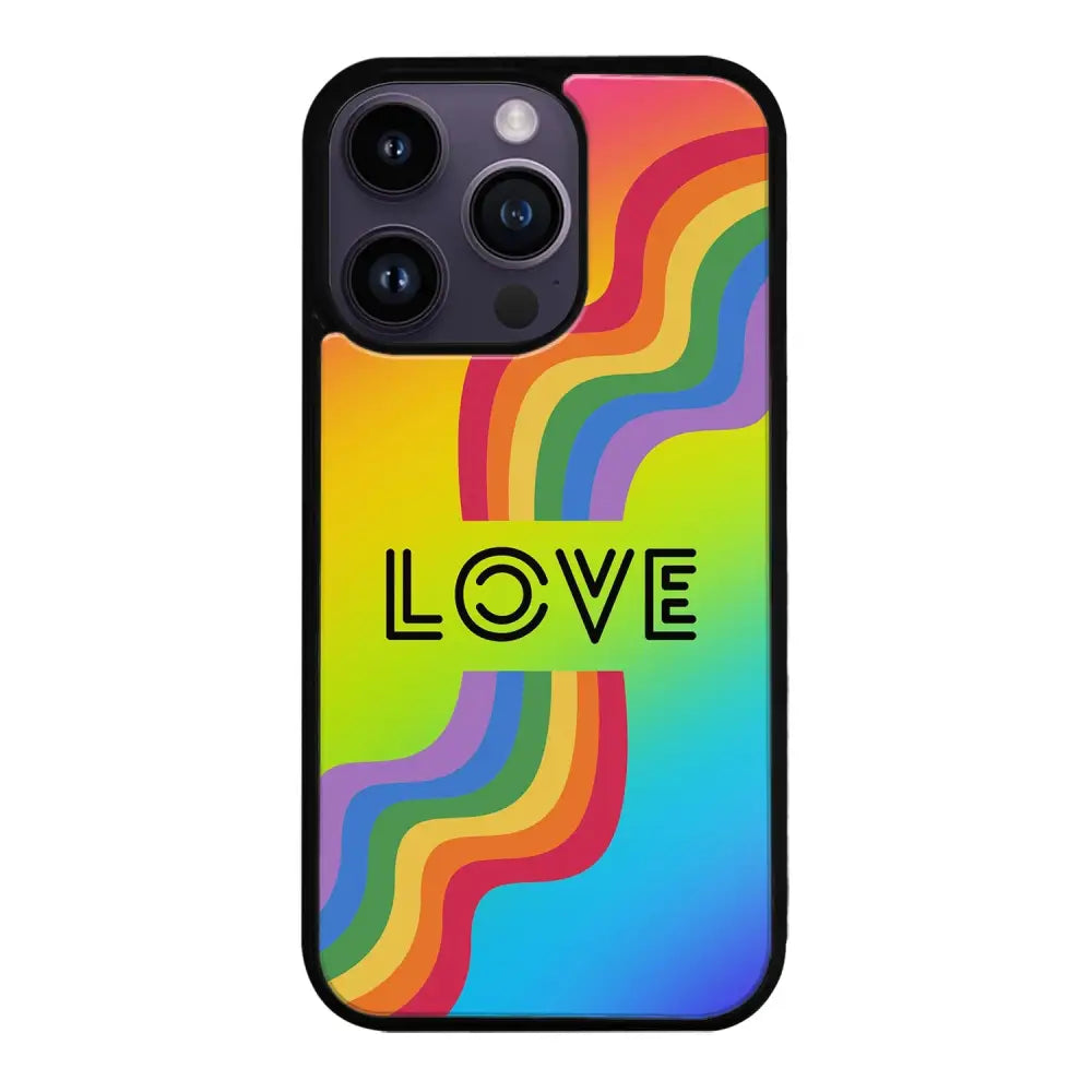 iPhone 14 Pro pride suojakuoret - Love - Ei