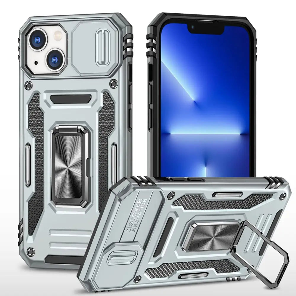 iPhone 15 Plus Armor suojakuori - Harmaa