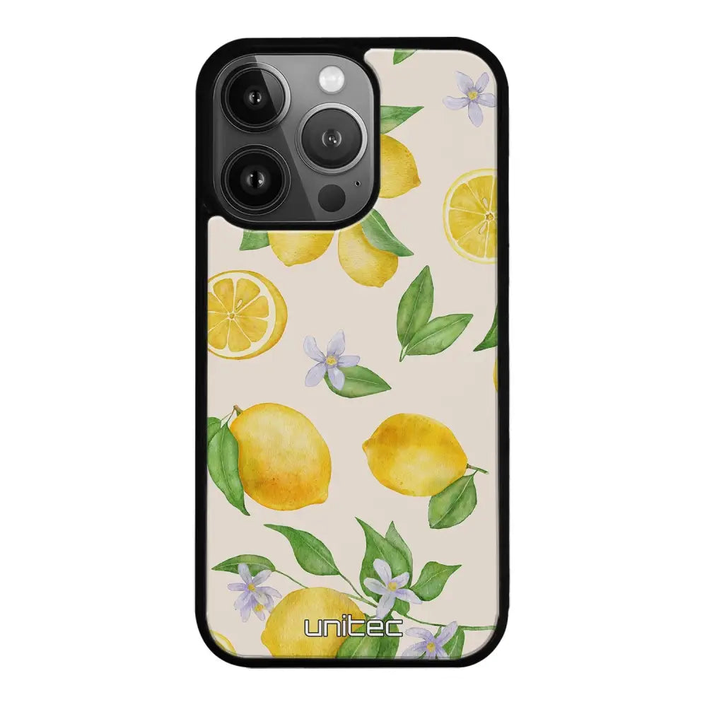 iPhone 15 Pro Max hedelmä suojakuoret - Lemon - Ei