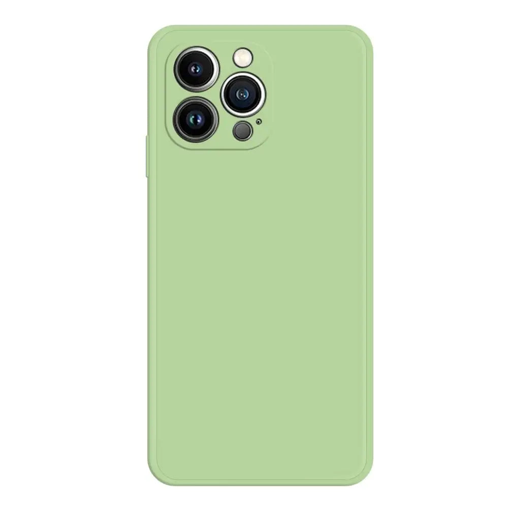 iPhone 15 Pro Max Silikonikuori - Vihreä