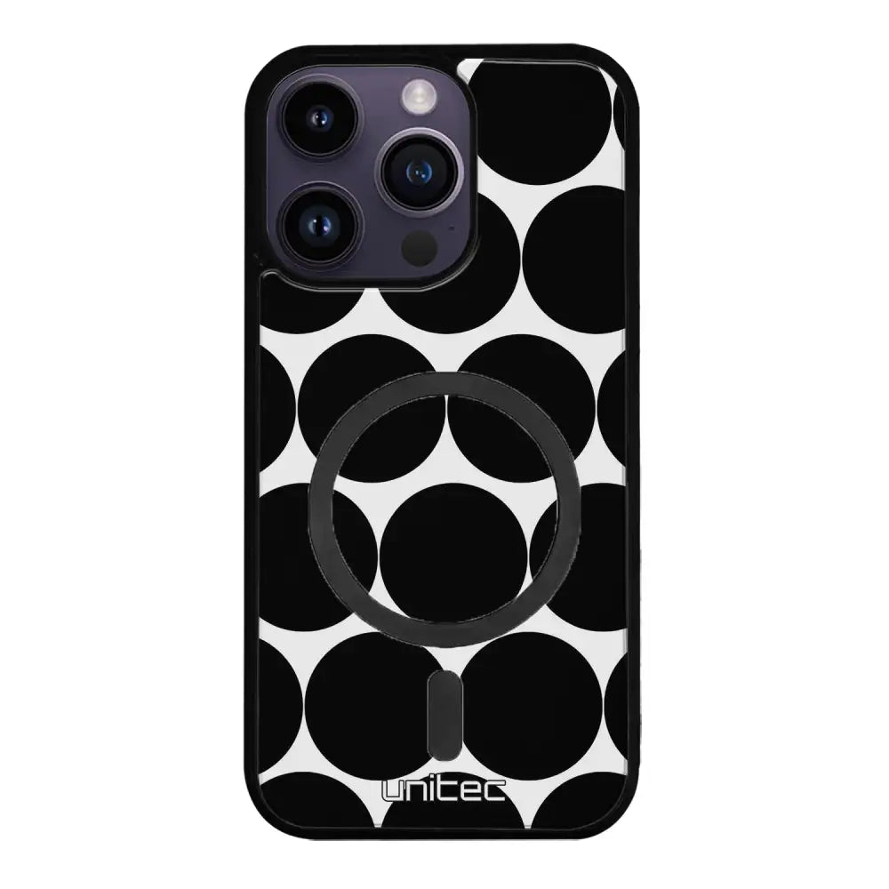 iPhone 15 Pro pallo suojakuoret - Musta Pallo