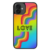 iPhone 16 Plus pride suojakuoret - Love - Ei