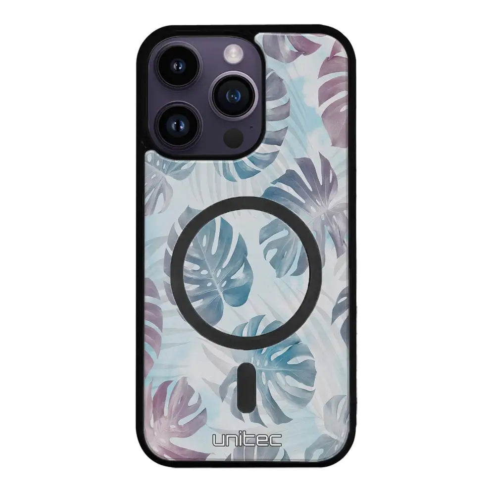 iPhone 16 Pro kukka suojakuoret - Monstera Texture