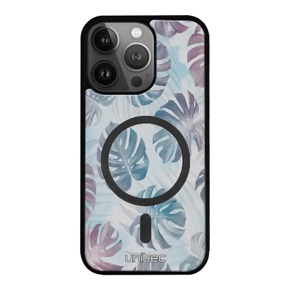 iPhone 16 Pro Max kukka suojakuoret - Monstera Texture