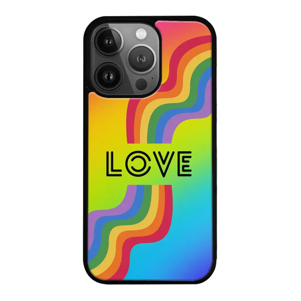 iPhone 16 Pro Max pride suojakuoret - Love - Ei