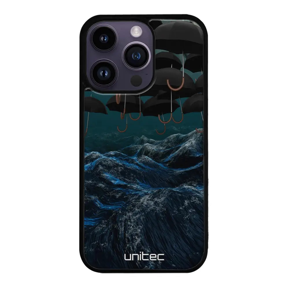 iPhone 16 Pro suojakuoret - Umbrella Storm - Ei