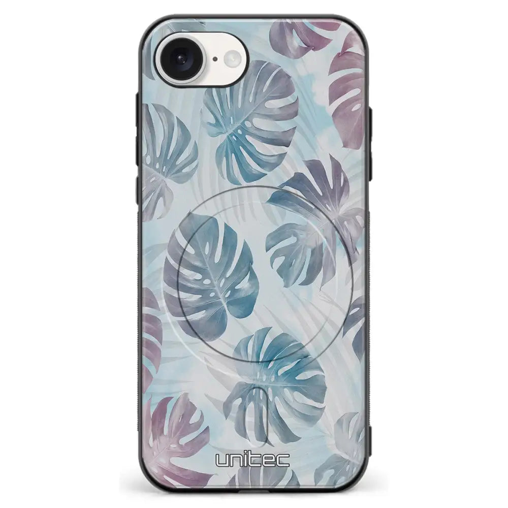 iPhone 16e kukka suojakuoret Monstera Texture
